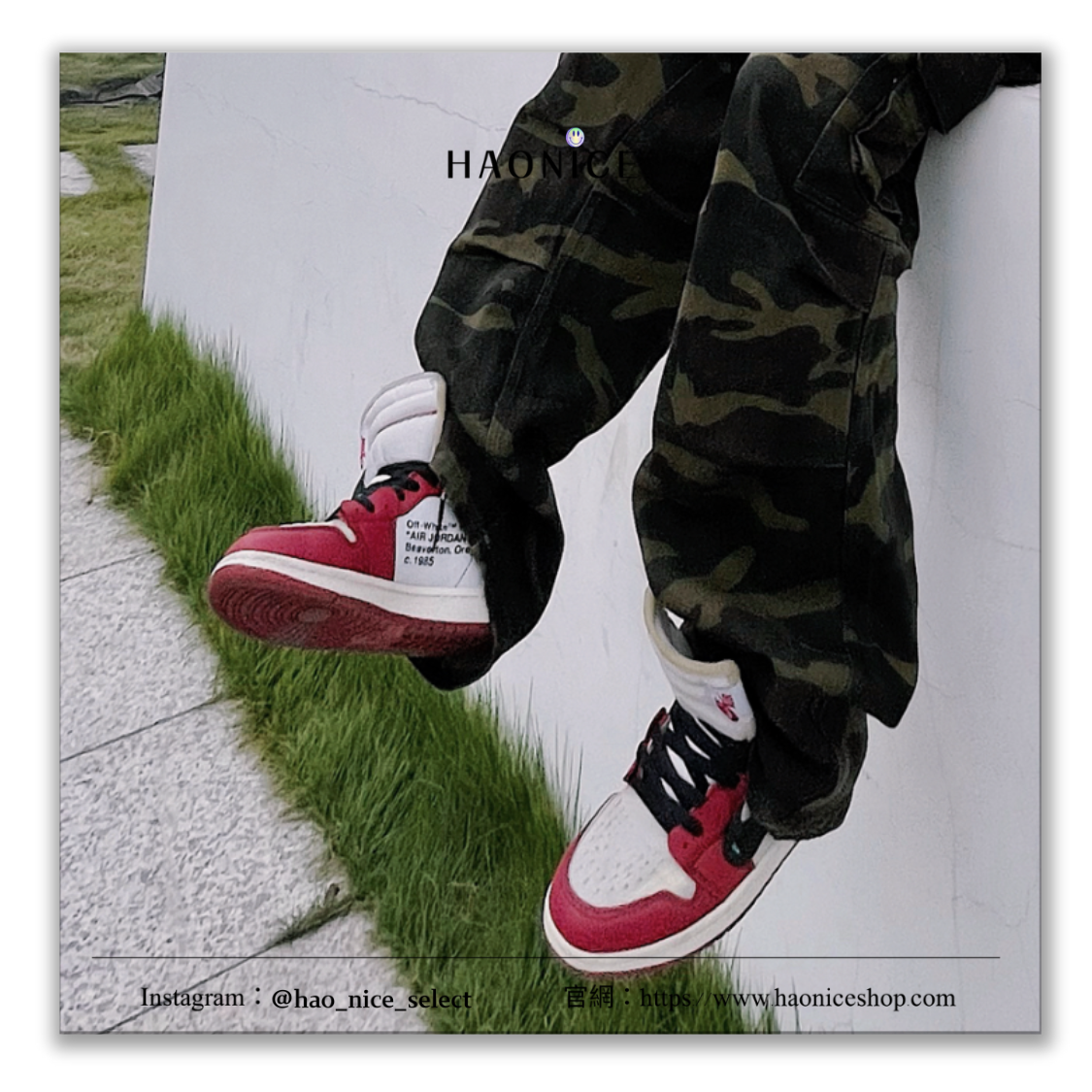 【HAO NICE】100%正品🔥Air Jordan 1 High x Off-White⚡️芝加哥 復古紅白黑 皮革 高筒籃球鞋