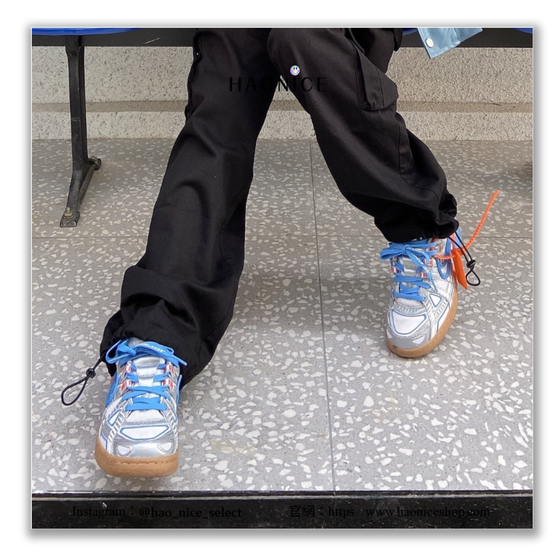 【HAO NICE】100%正品🔥Nike Rubber Dunk Air x Off-White⚡️鏤空勾勾 液態銀 板鞋 運動鞋