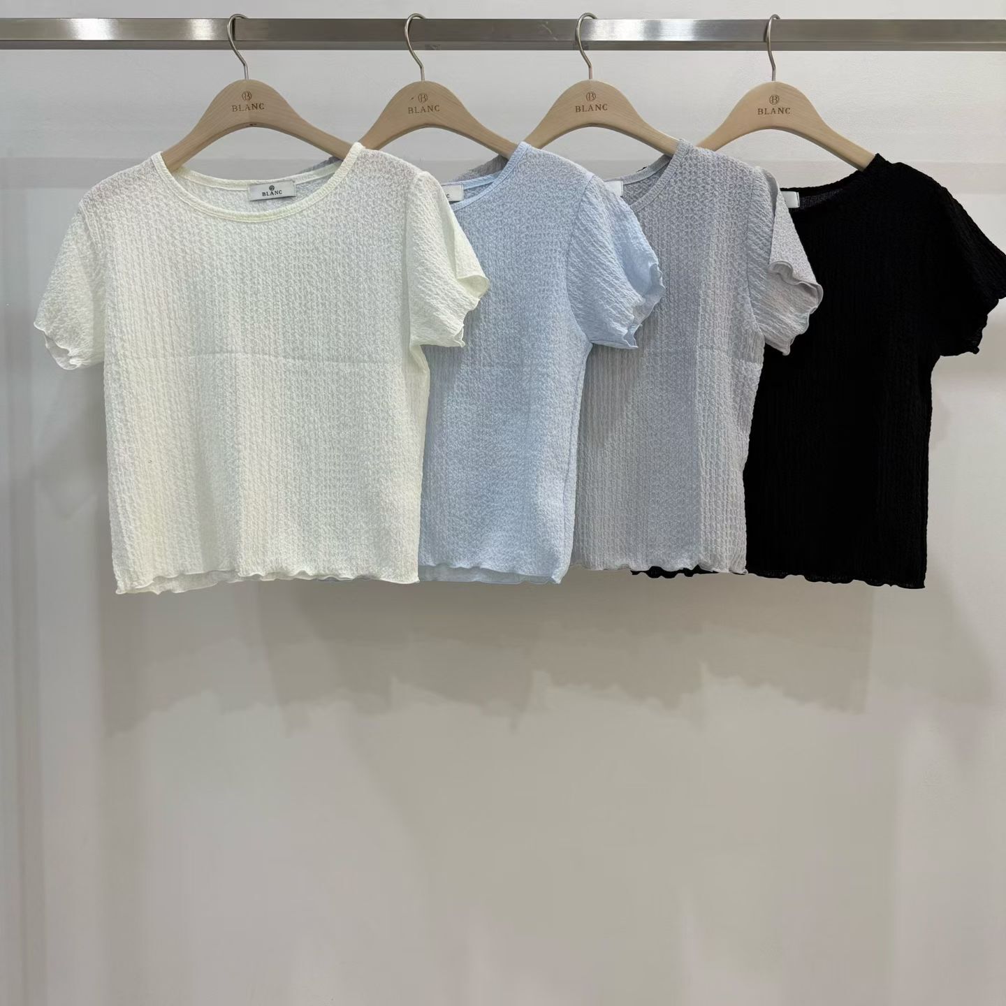 MB5528 紋路短Tee *特價* (優惠碼同充值購物金不適用)