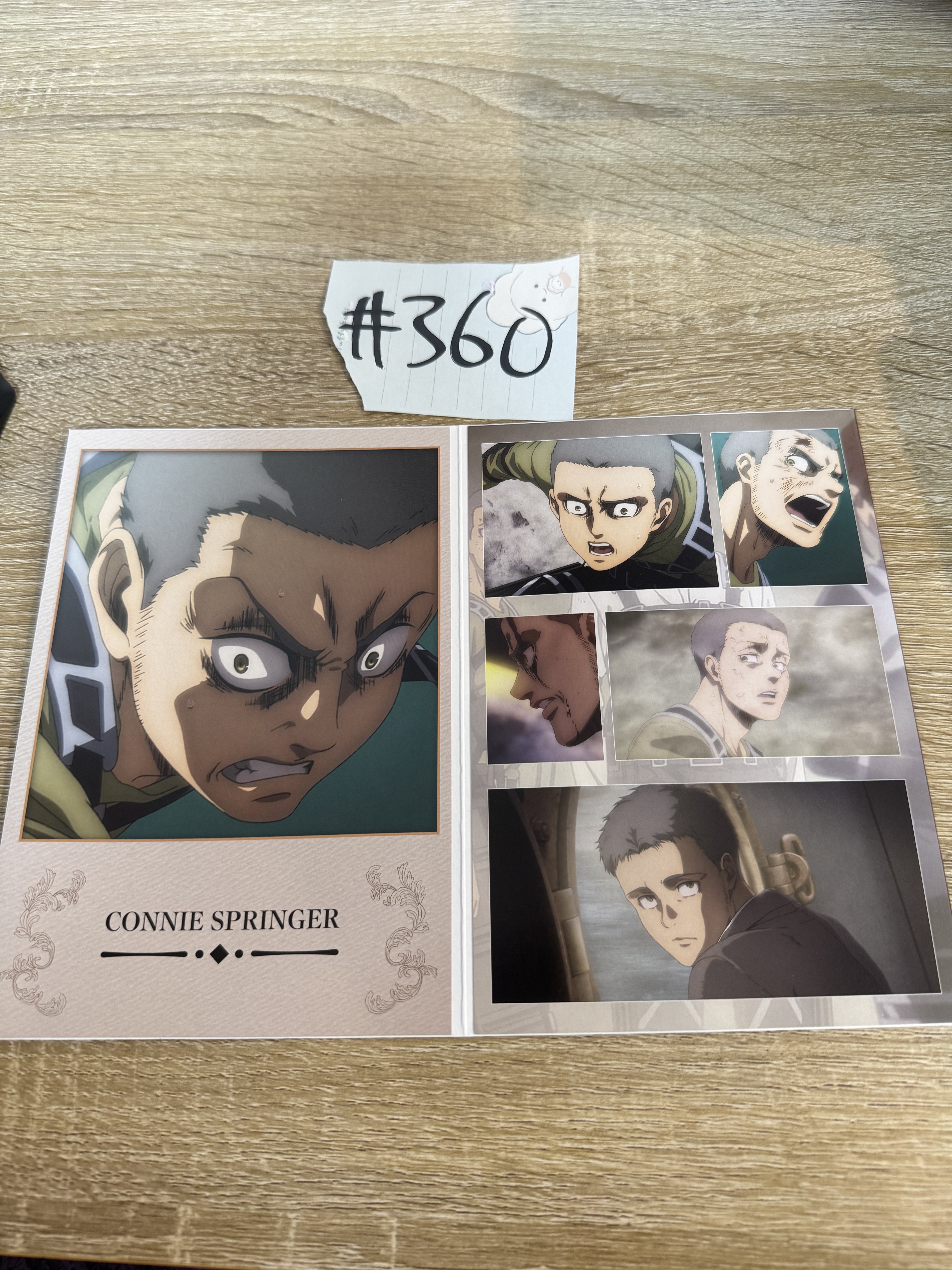 進擊的巨人 Connie 紙品 黑#360