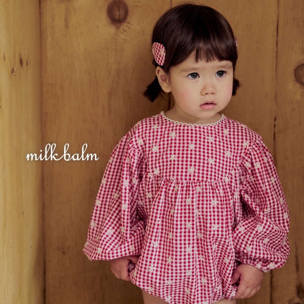 正韓春milkbalm  精緻可愛花花包屁衣