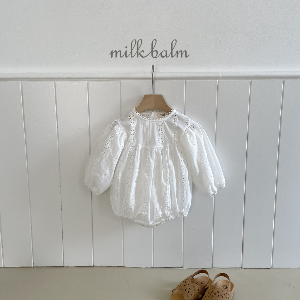 正韓春milkbalm  精緻可愛花花包屁衣