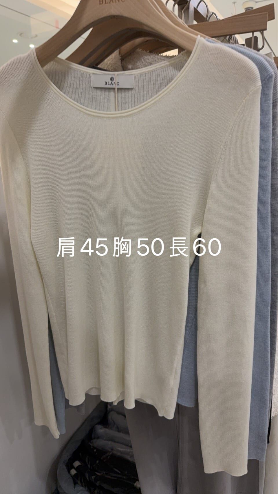 MB5515 微貼長袖針織衫 *特價* (優惠碼同充值購物金不適用)