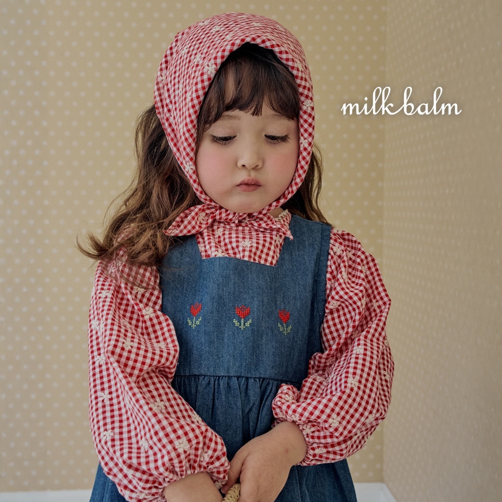 正韓春milkbalm 精緻可愛花花上衣