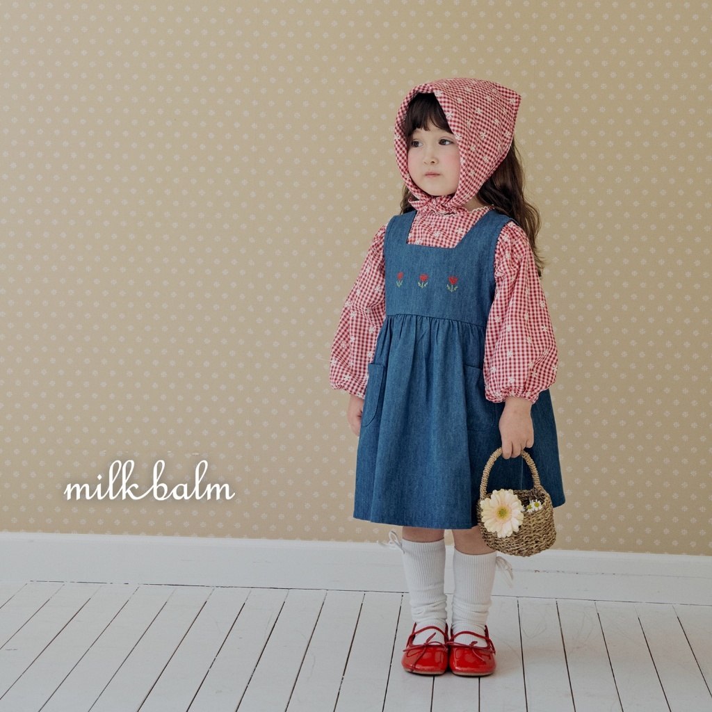 正韓春milkbalm 精緻可愛花花上衣