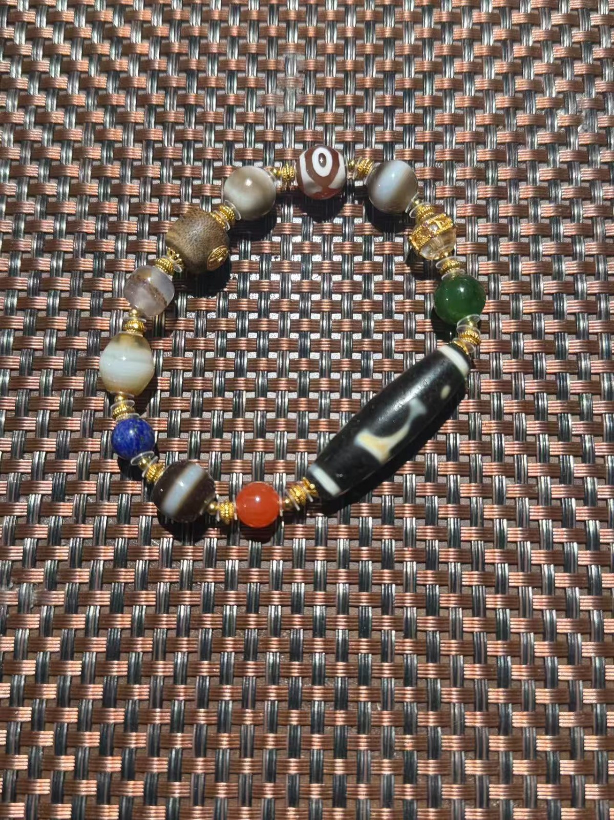 OTH-LLG0202-110 二眼文殊多寶手串 (A110)