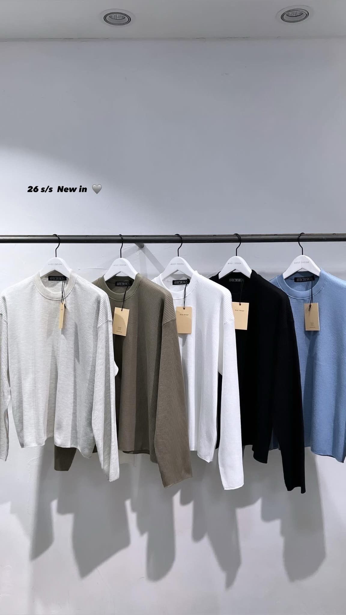 K19  鬆餅格簡約Tee