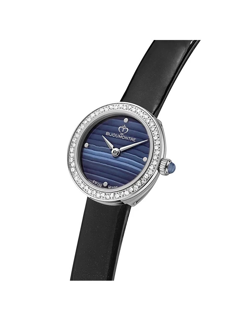 玲瓏J028RGBUBU0 漆皮錶帶-M