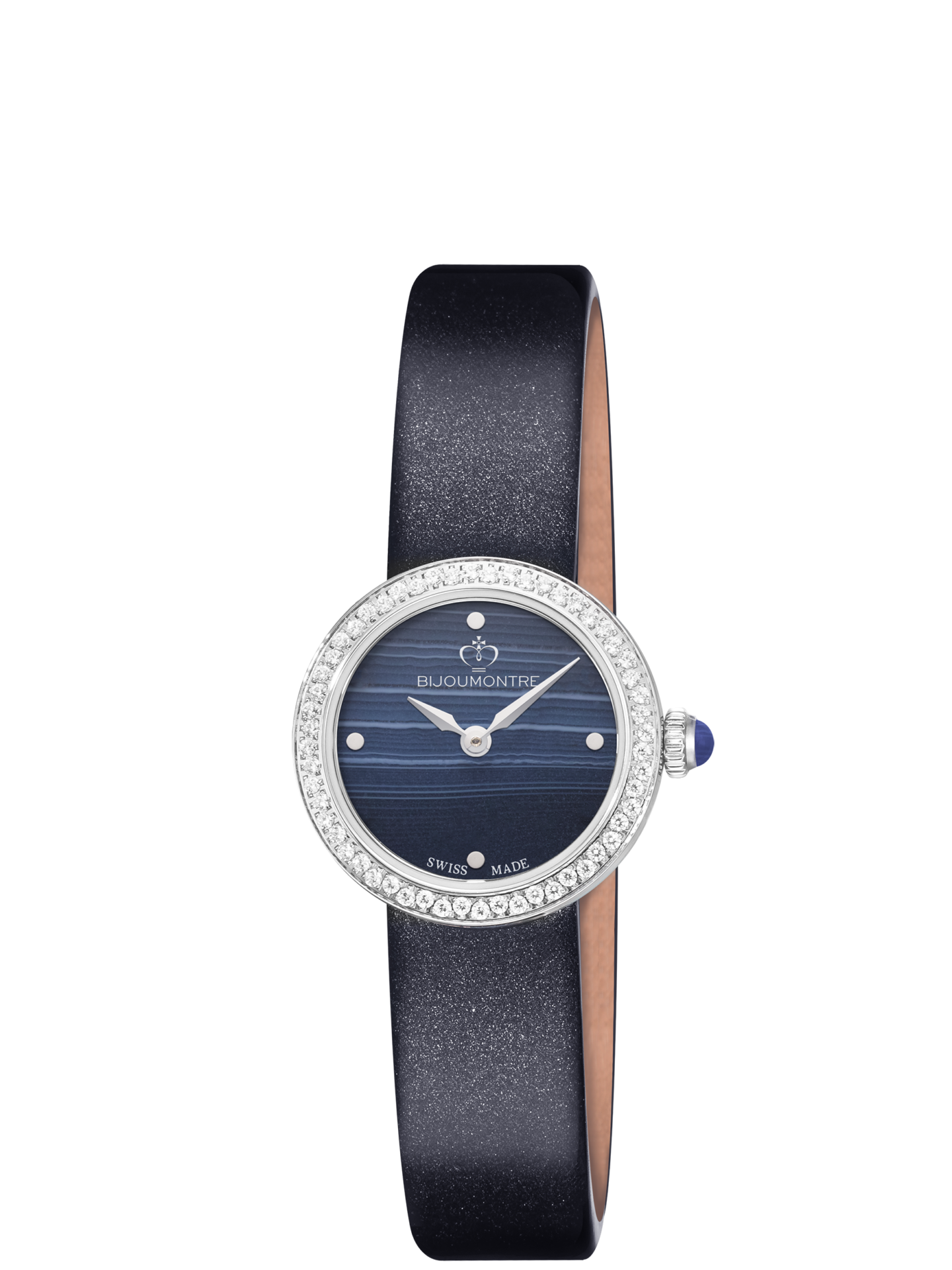 玲瓏J028RGBUBU0 漆皮錶帶-M