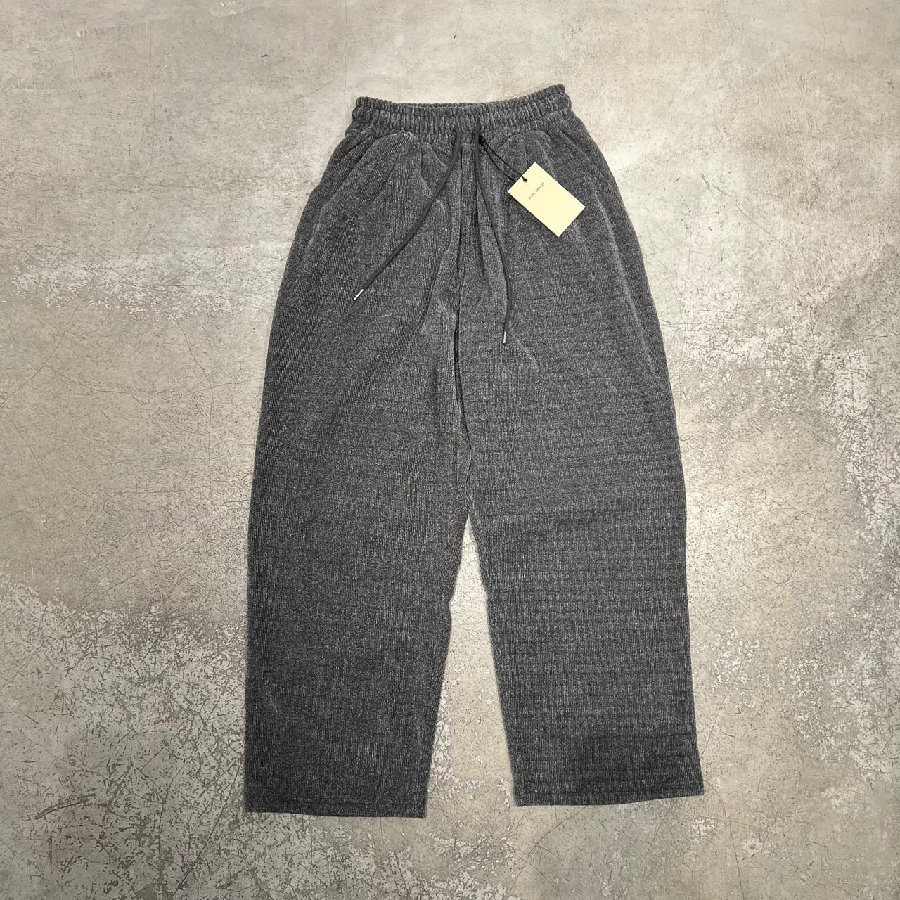 K22  絨面坑紋棉褲