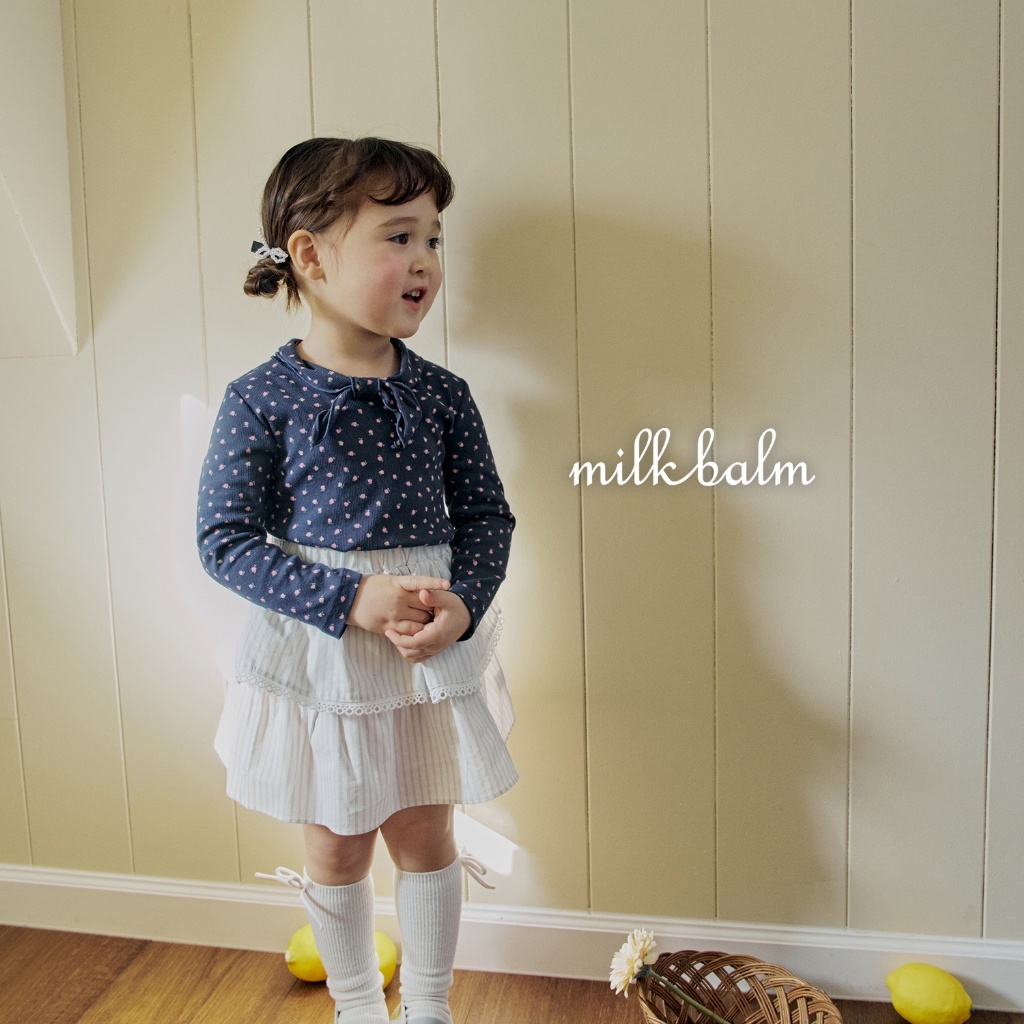 正韓春milkbalm 經典海軍領綁帶上衣