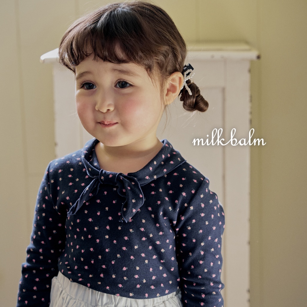 正韓春milkbalm 經典海軍領綁帶上衣