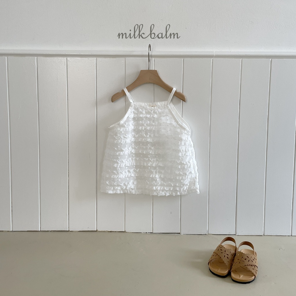 正韓春milkbalm 奶油蛋糕背心罩衫