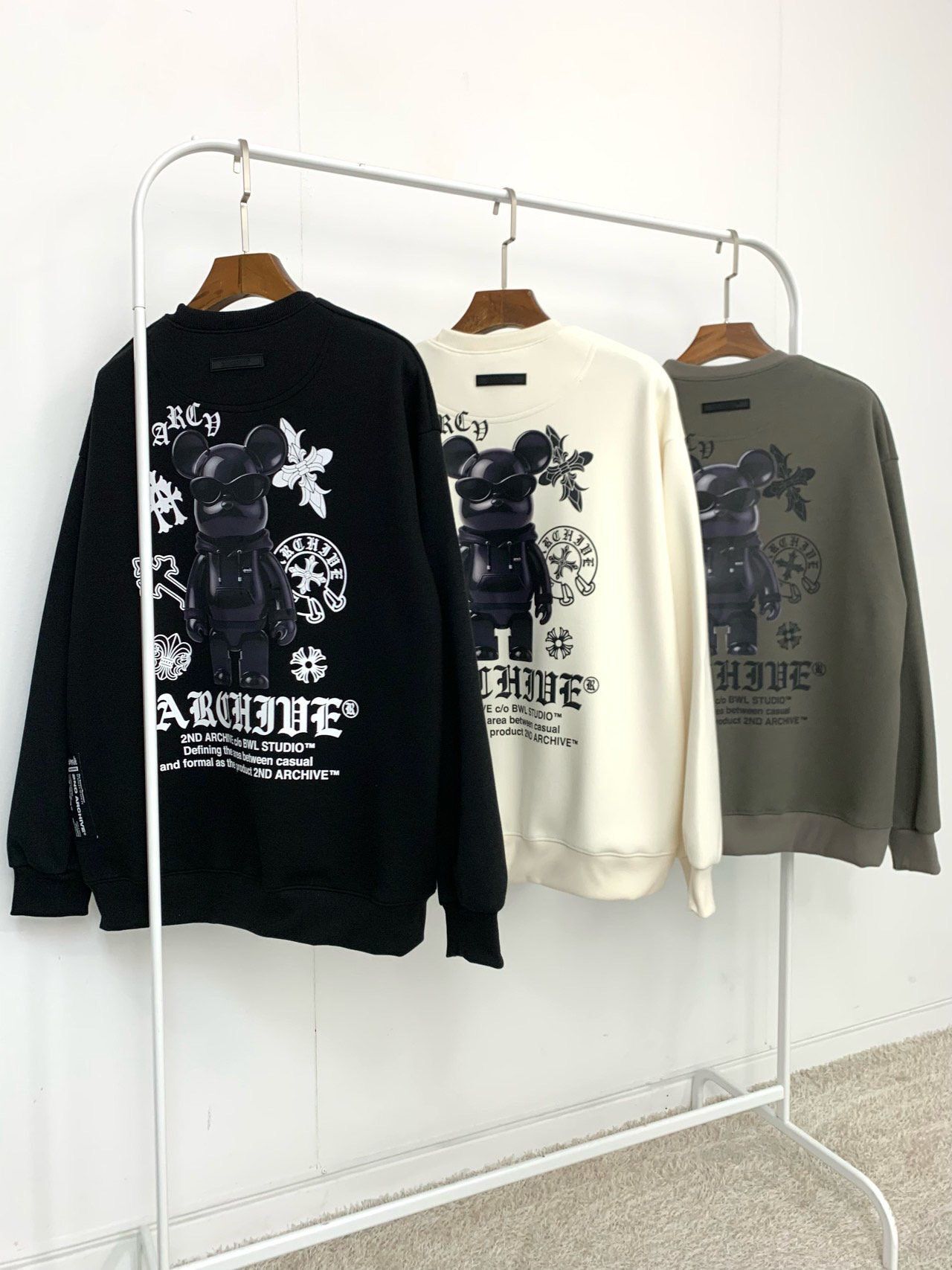 熊仔圖案英文字衛衣 2nd-320T