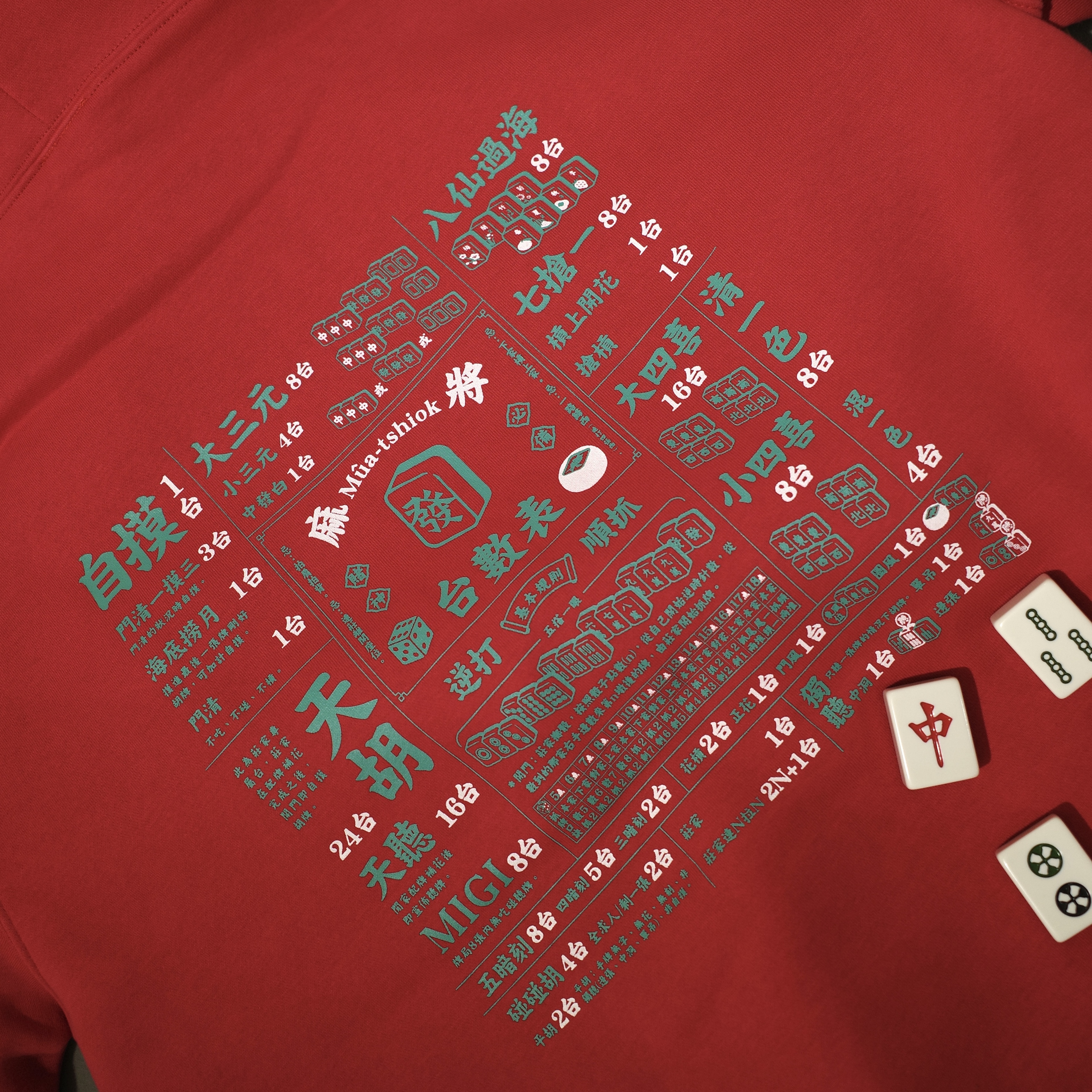 台數表Project-自摸帽踢-超級迷信紅色版