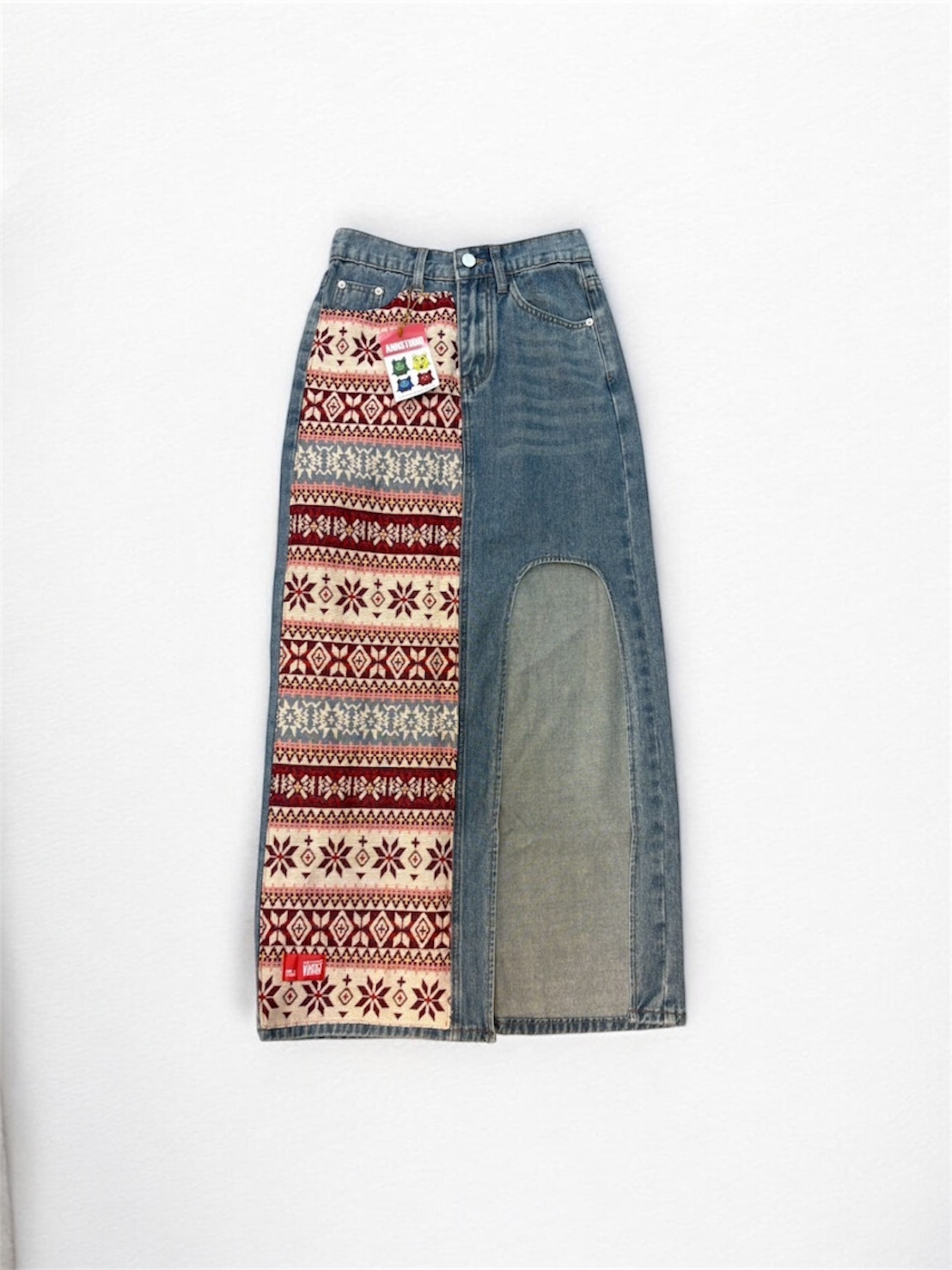 Annstudio / 手作客制款 / 倒U挖空圖騰長裙（尺寸S）