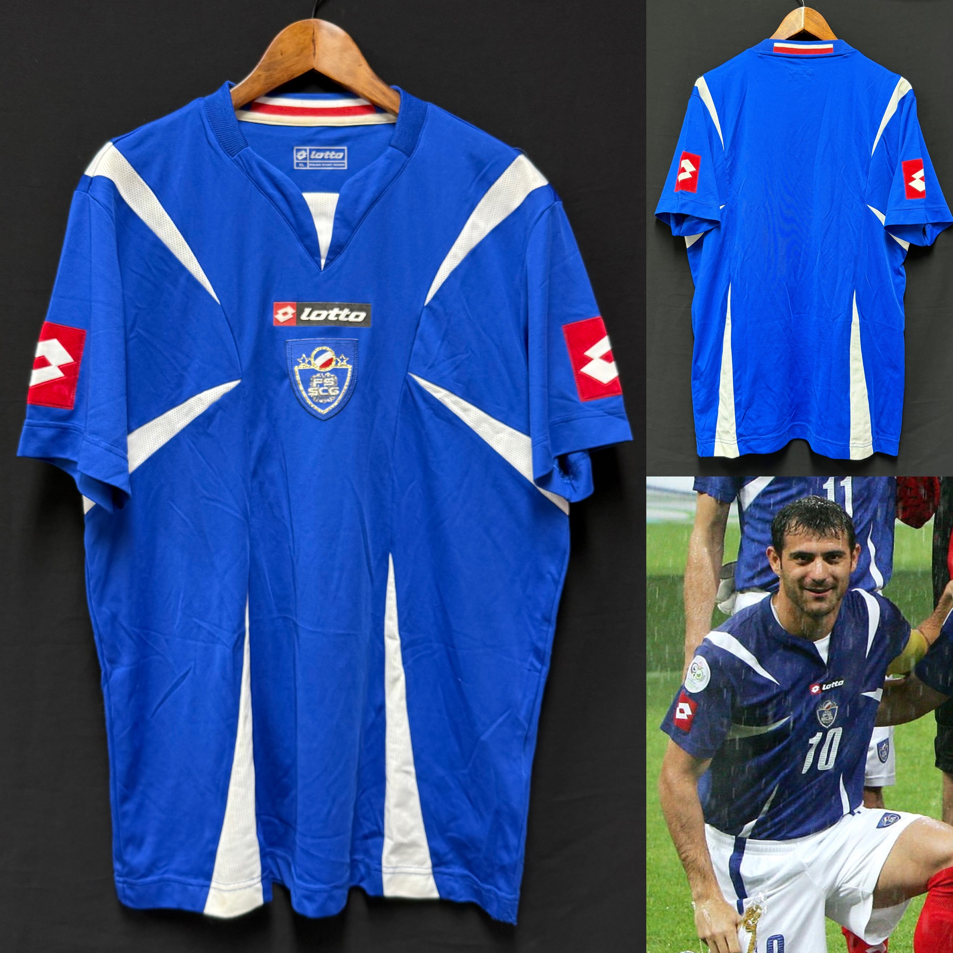Serbia and Montenegro 2006 FIFA World Cup Lotto Home Shirt