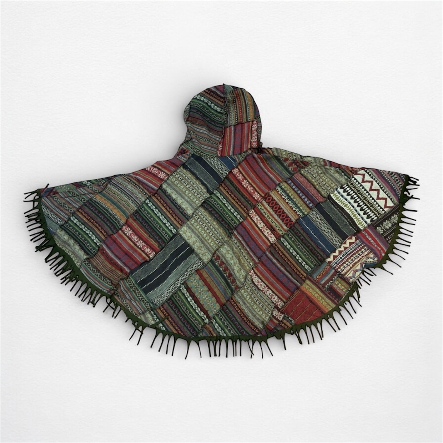 TOAG選品 | 泰國圖騰拼接斗篷 (K6)