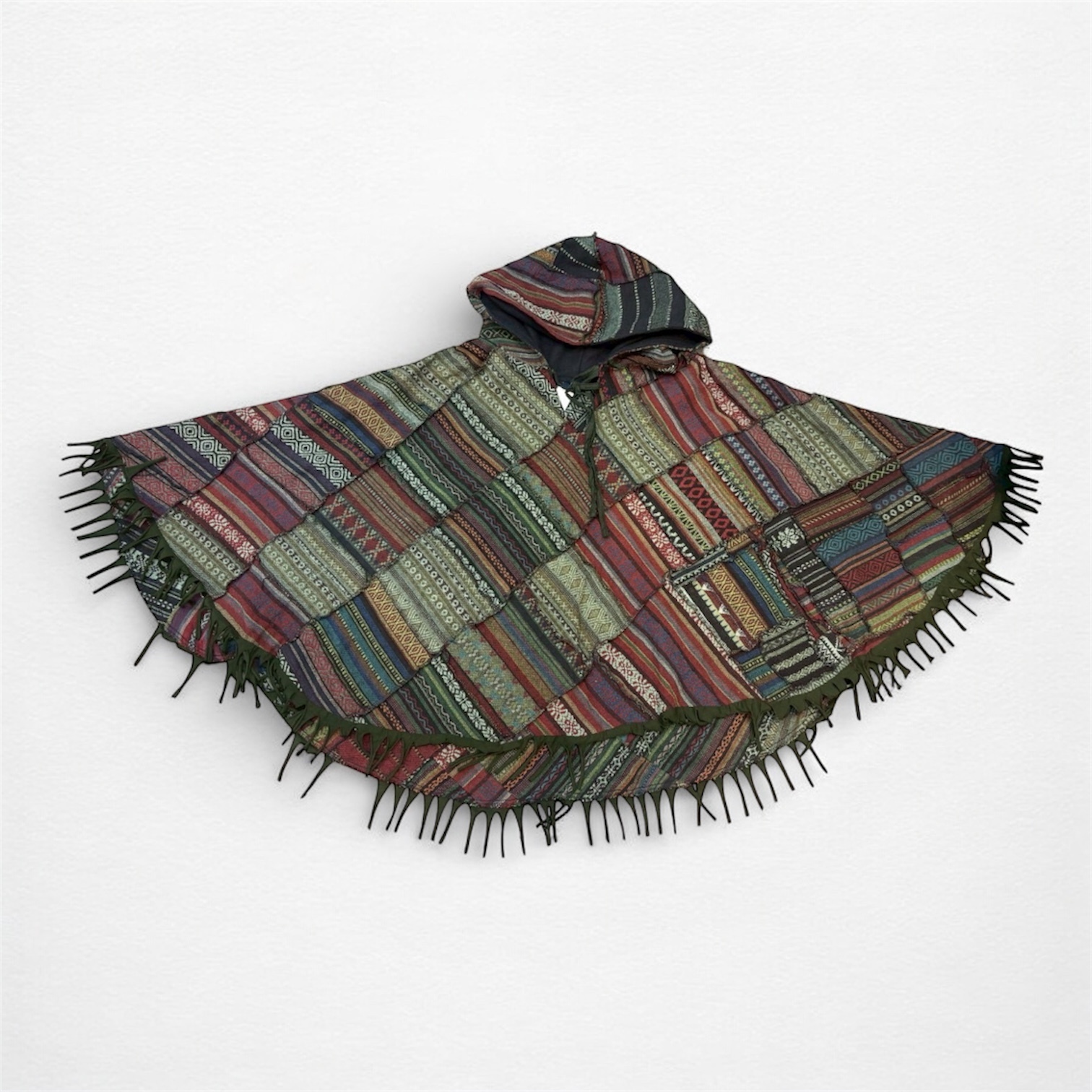 TOAG選品 | 泰國圖騰拼接斗篷 (K6)