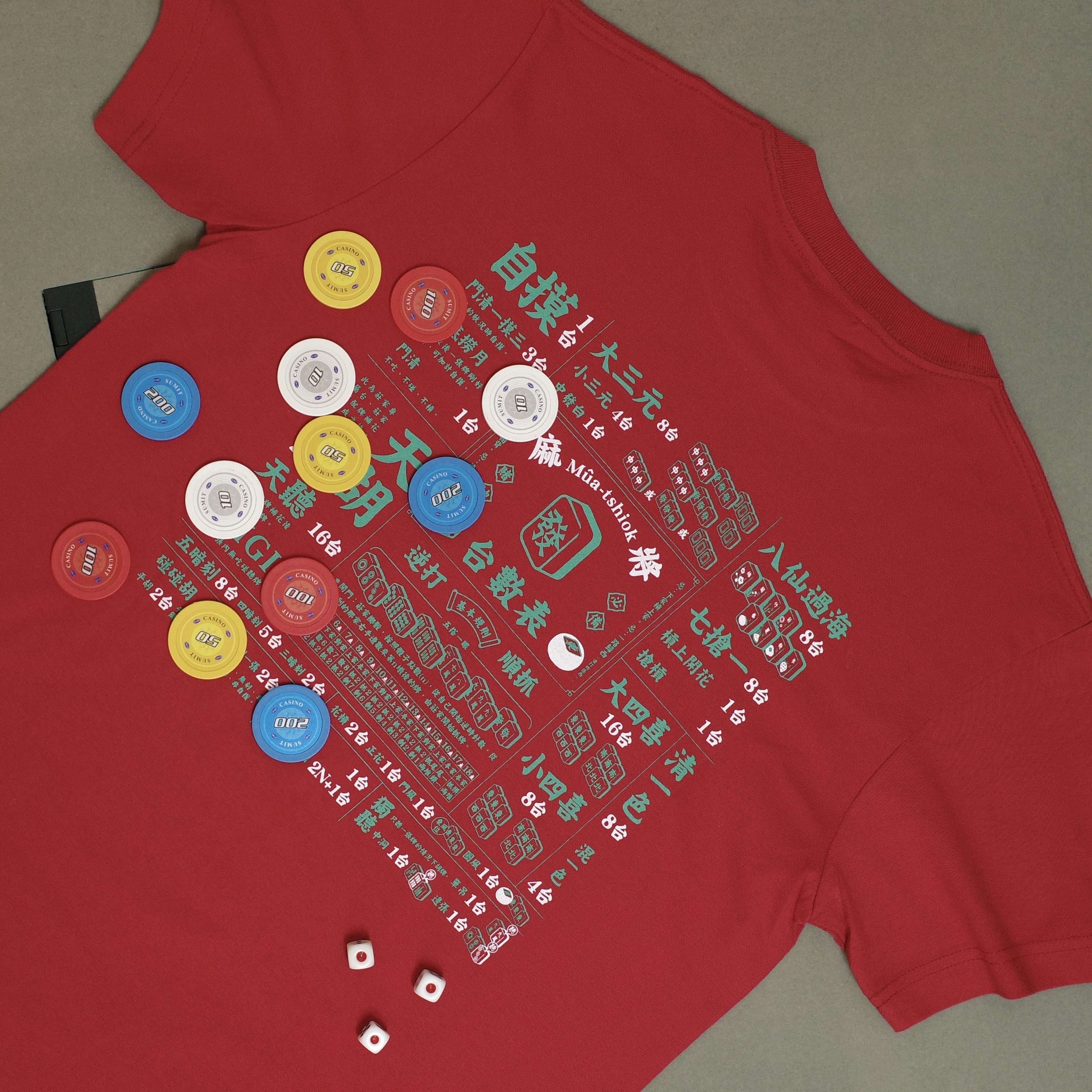 台數表Project-自摸短踢-超級迷信紅色版