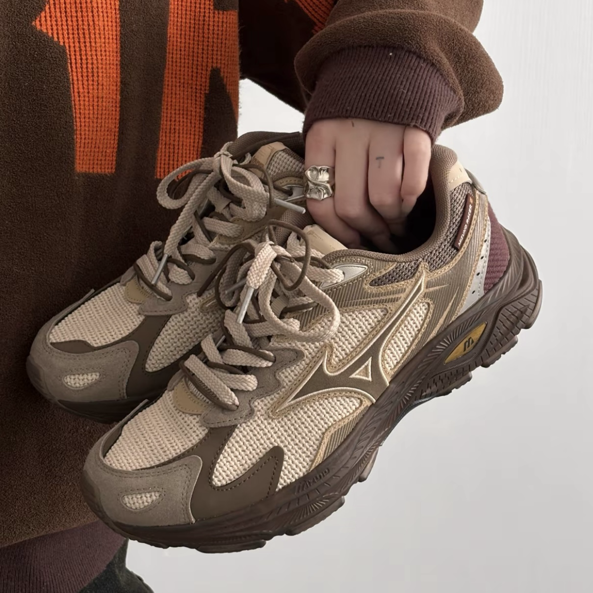 現貨 | Mizuno Racer S 復古慢跑鞋 栗子啡色 灰綠色