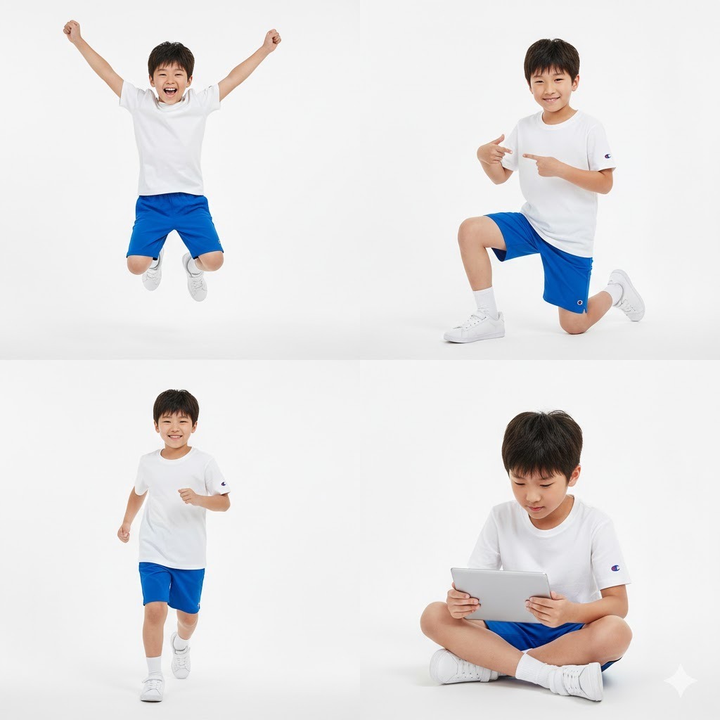 【預購】CHAMPION H020351 男大童運動短褲