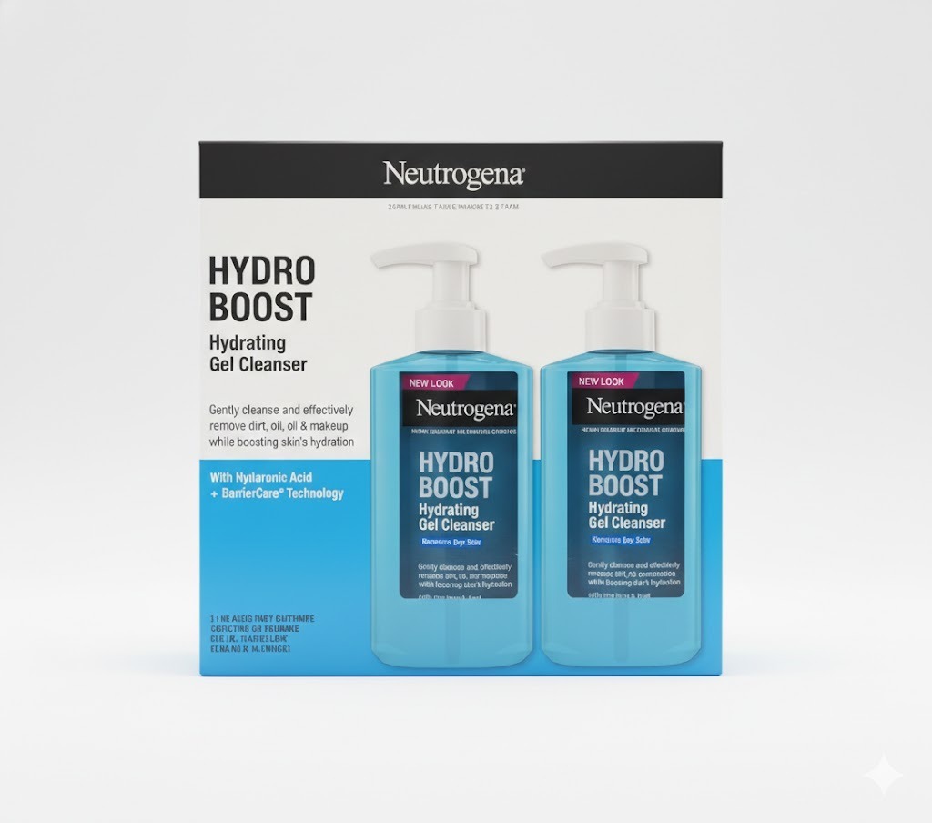 【直播】Neutrogena Hydro Boost H020359 水活保濕潔面啫喱