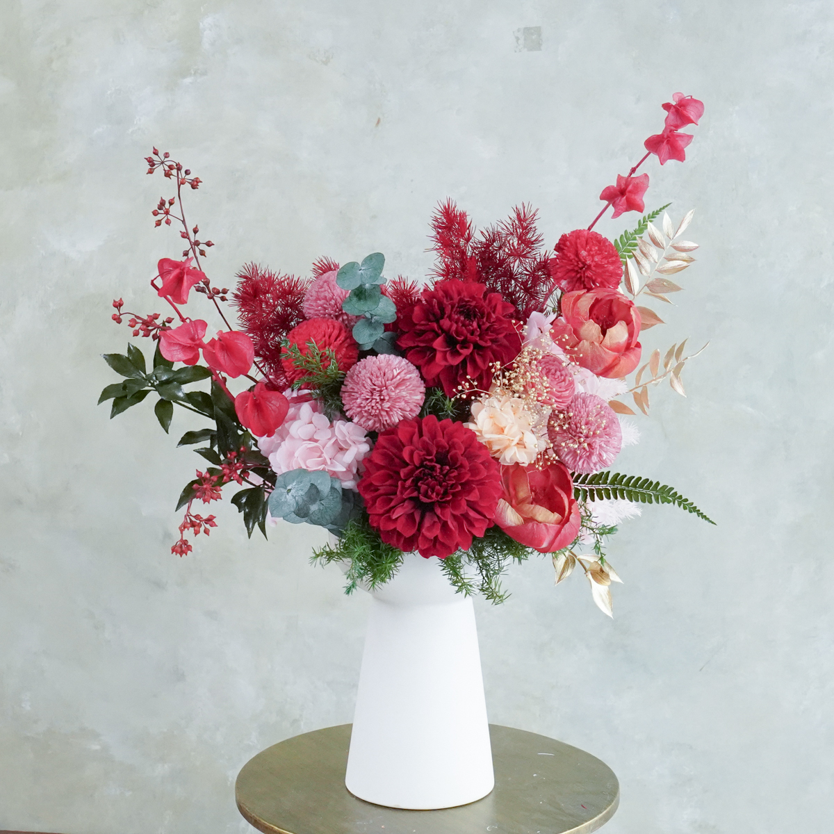 春節盆花，新年盆花,永生花新年盆花