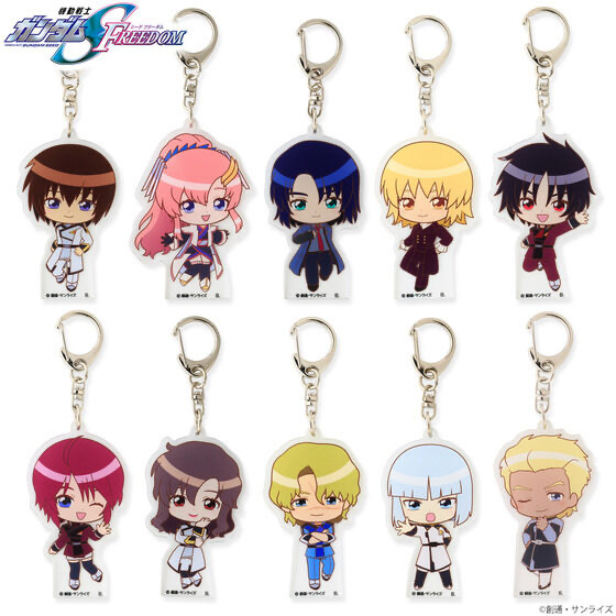 245965 Pbandai 預訂 2026/4月 機動戦士ガンダムSEED FREEDOM デフォルメアクリルチャーム全種セットset裝