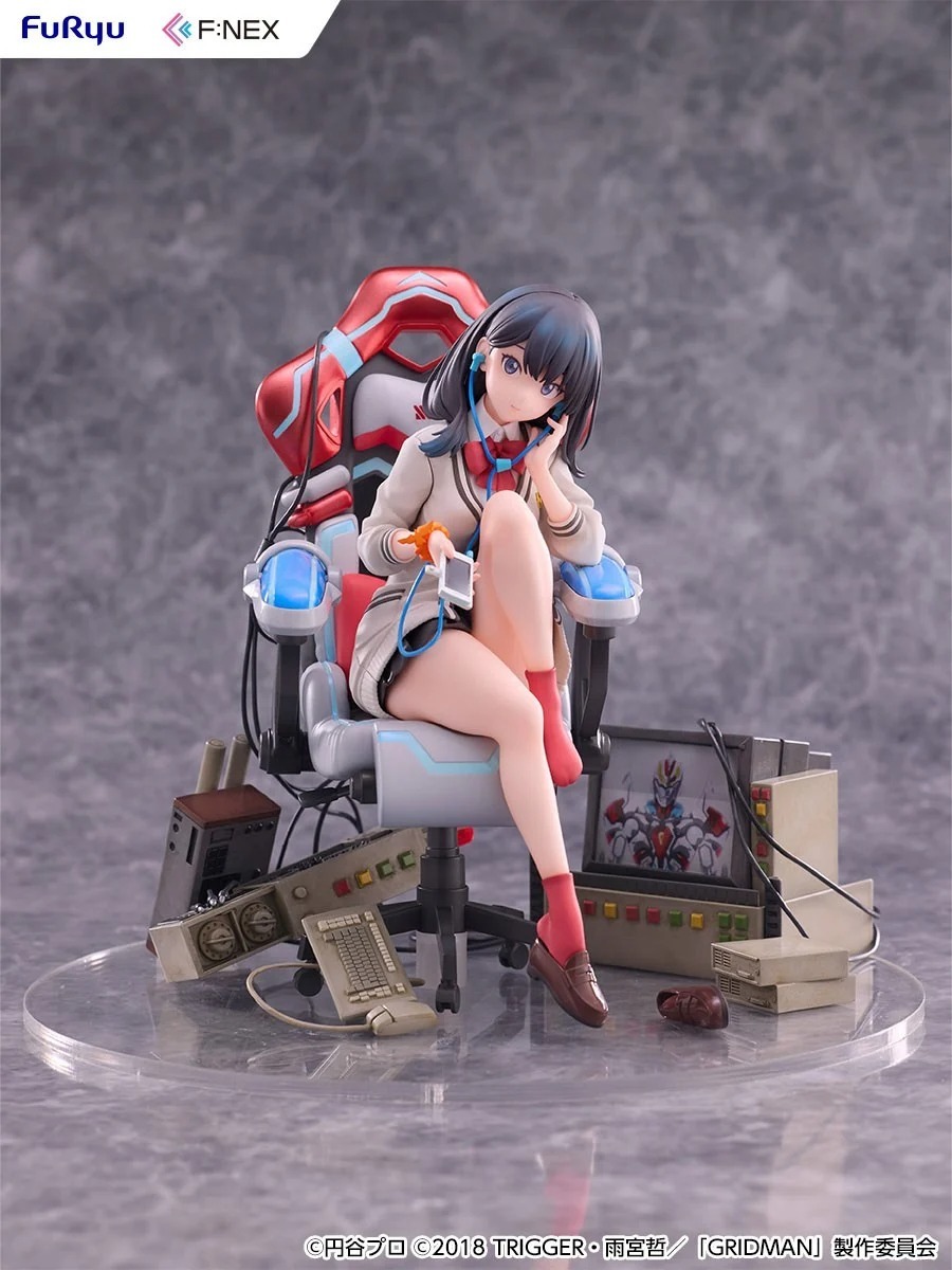 FuRyu [F:NEX] SSSS.GRIDMAN Rikka Takarada -Gaming Chair- 1/7 Scale Figure