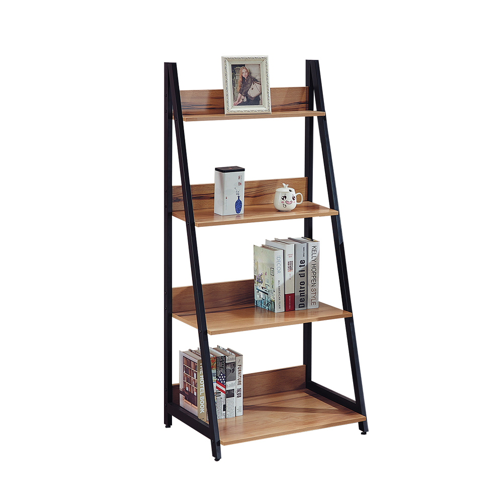 柏蒂家居-戈登工業風2.1尺四層書架/收納置物架