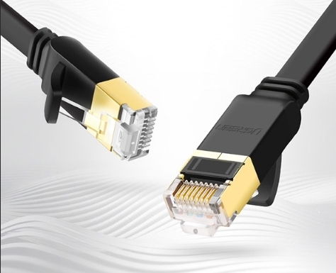 Ugreen Cat7 萬兆讐屏蔽網扁線1/2/3/5/8/10/15/20米_NW106