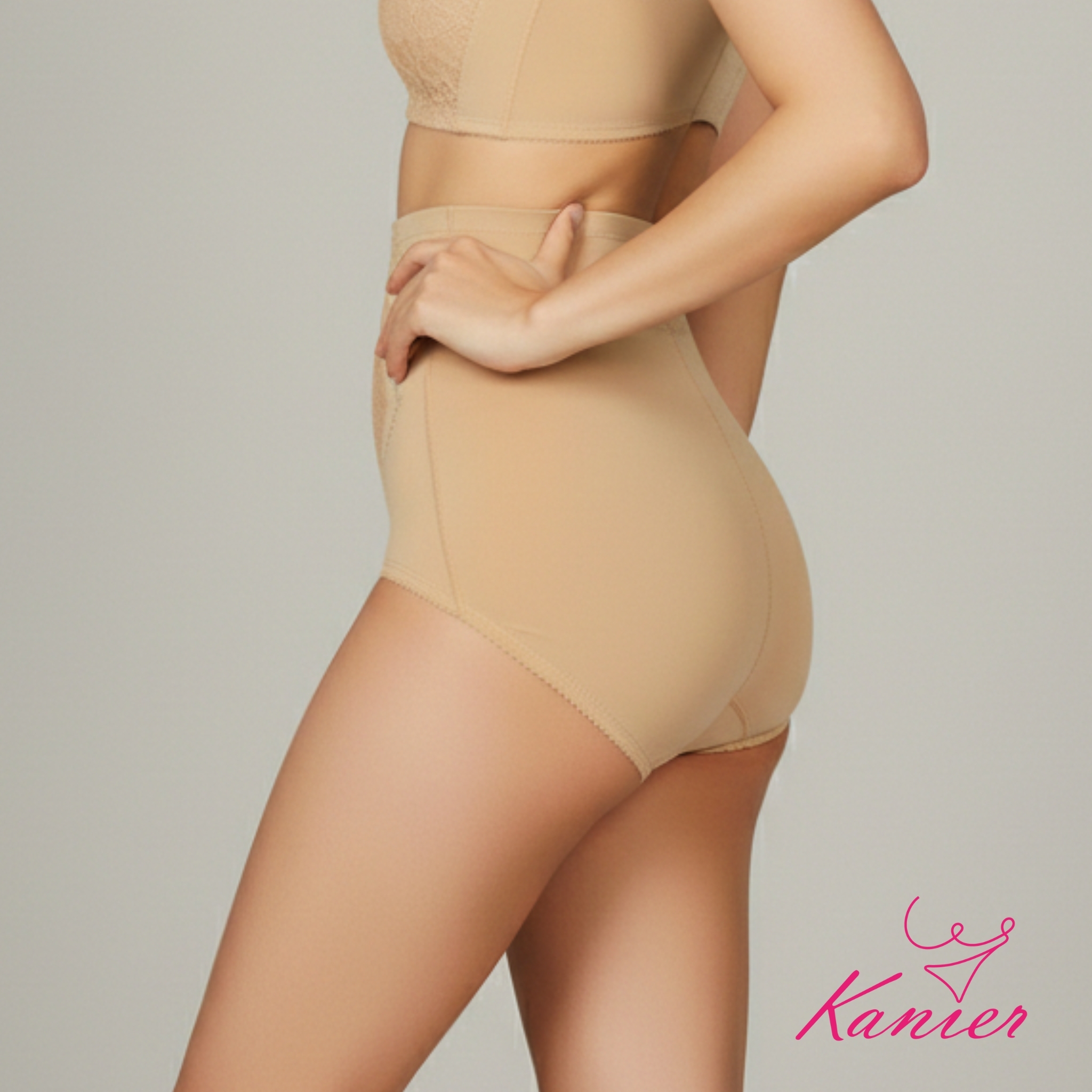 【Kanier卡妮兒】台灣製涼感/吸濕排汗加高三角束褲【 2862 膚 M / L / XL / Q(2XL) / EQ(3XL) 】