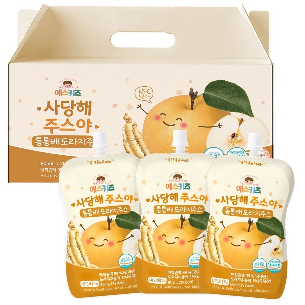 DA57 Yes Kids Pear Juice (80ml*20 packs)