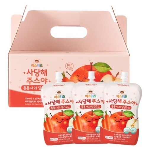 DA58 Yes Kids Apple Carrot Juice (100ml*20 packs)