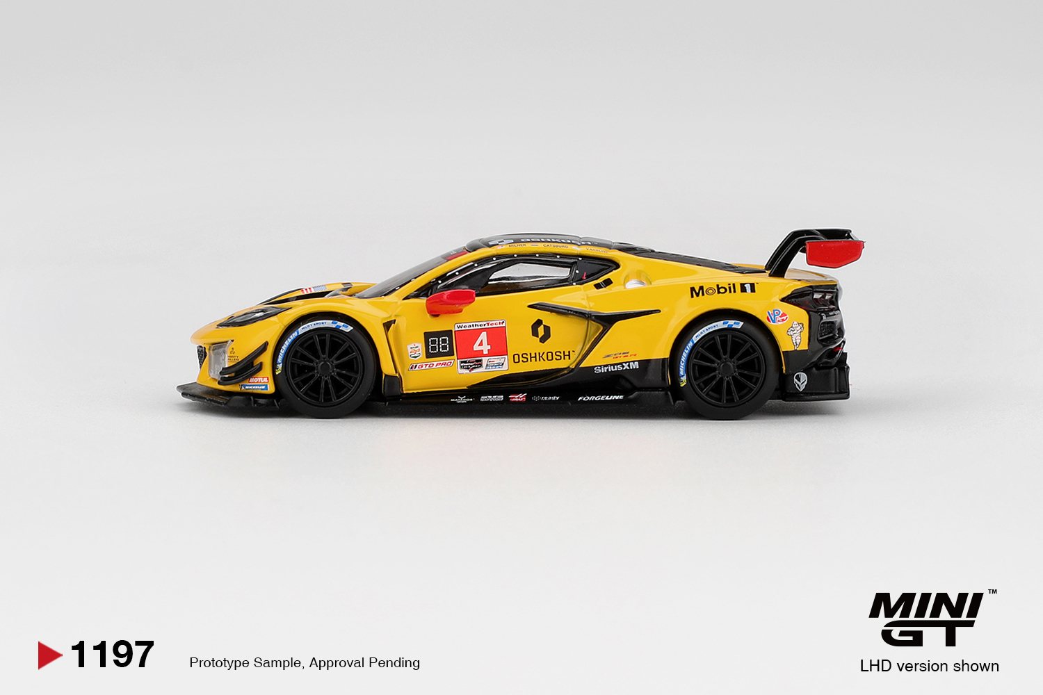 [預訂] MINI GT Chevrolet Corvette Z06 GT3.R #4 Corvette Racing by Pratt Miller Motorsports 2025 IMSA Daytona 24 Hrs 吸塑包裝