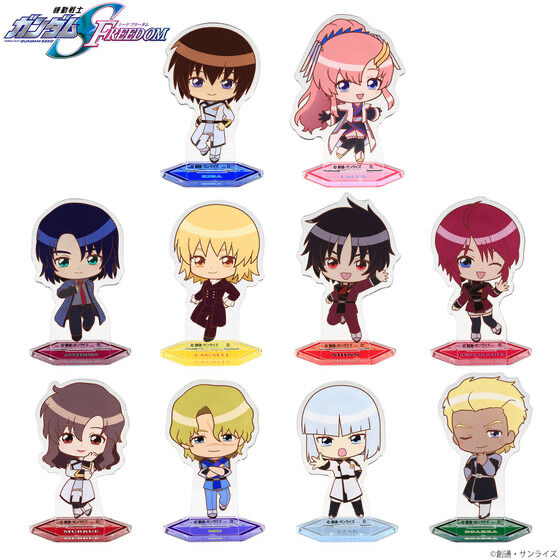 245967 Pbandai 預訂 2026/4月 機動戦士ガンダムSEED FREEDOM デフォルメアクリルスタンド全種セット set裝