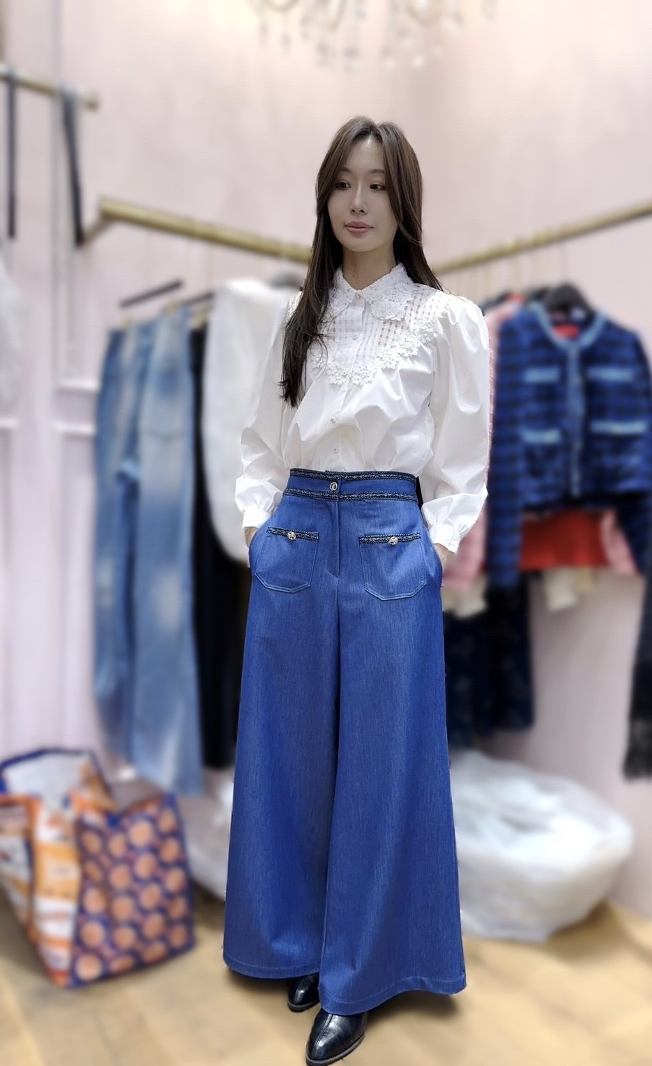 OT126 褲 腰 26-30HIP 40長 21$549 (一口價)