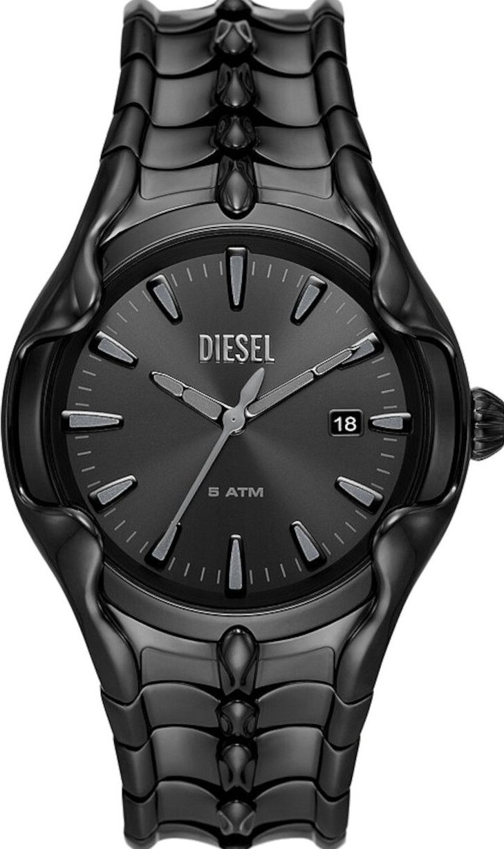 萬年鐘錶 - Diesel  Vert 異形實驗未來感全黑不鏽鋼男錶 DZ2187 錶徑44MM