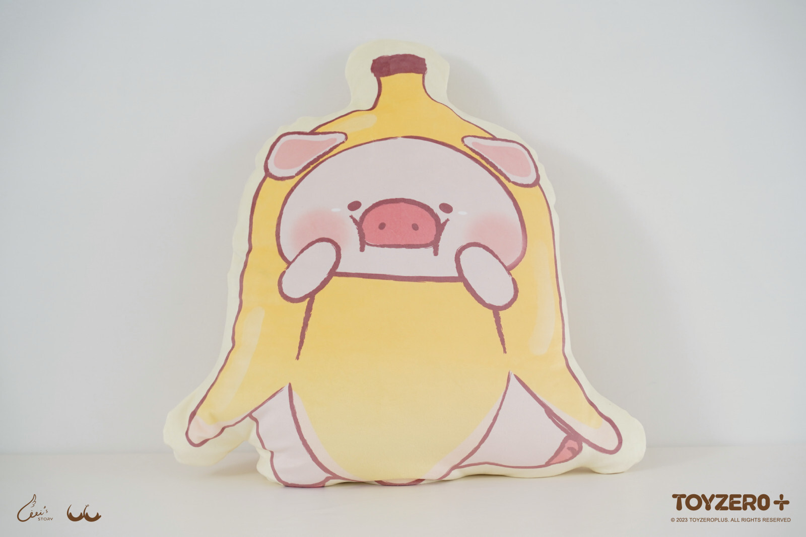 罐頭豬LuLu 水果系列 - 造型抱枕 (香蕉款)