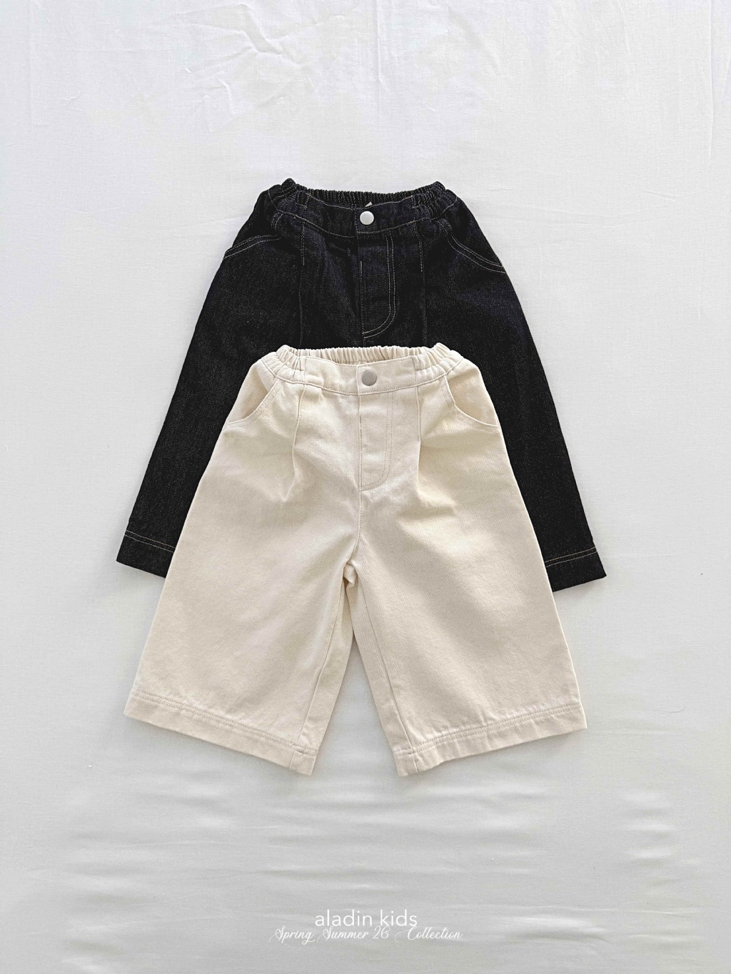 正韓春Aladin 兩色個性極簡寬褲