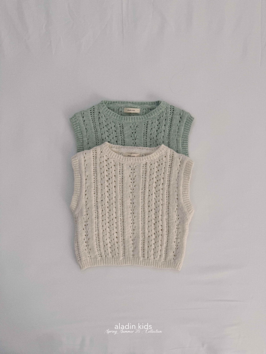 正韓春Aladin 兩色溫柔針織背心