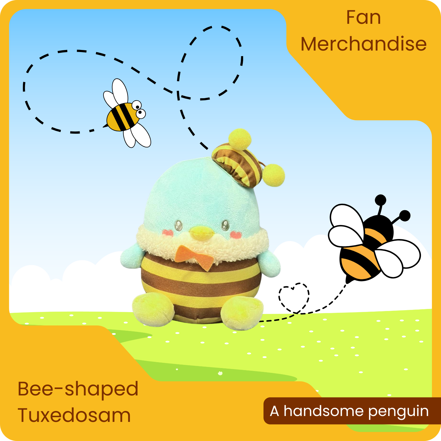 蜜蜂造型 Tuxedosam