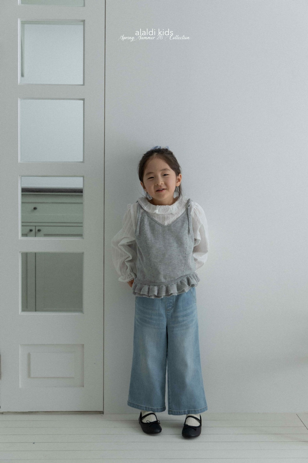 正韓春Aladin 兩色雙層花邊背心