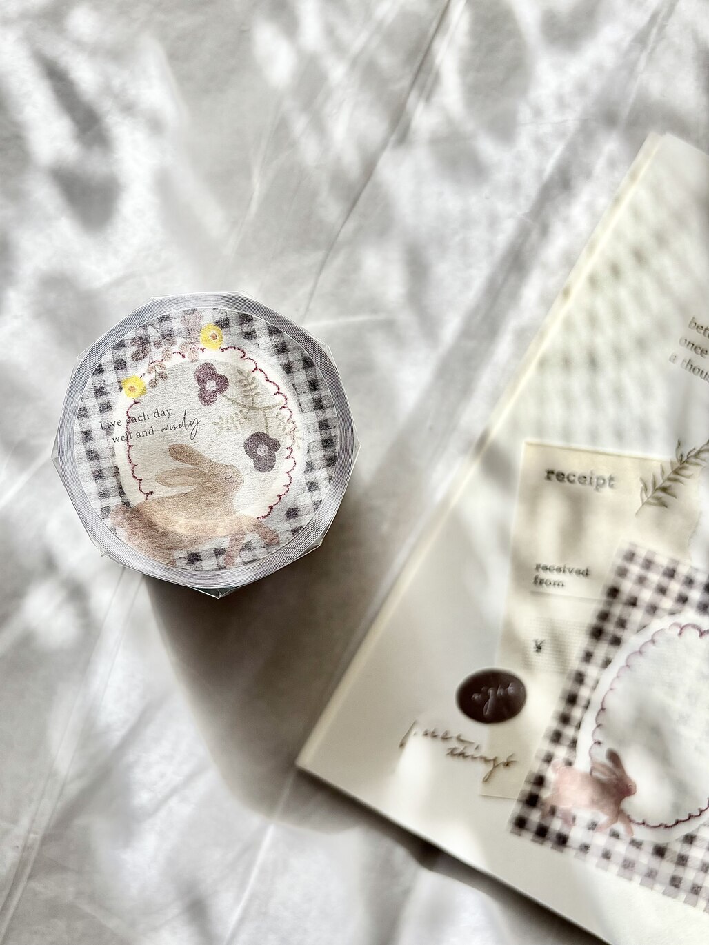 Pion．森の詩 4.5cm描圖紙付箋膠帶 <整捲/分裝>