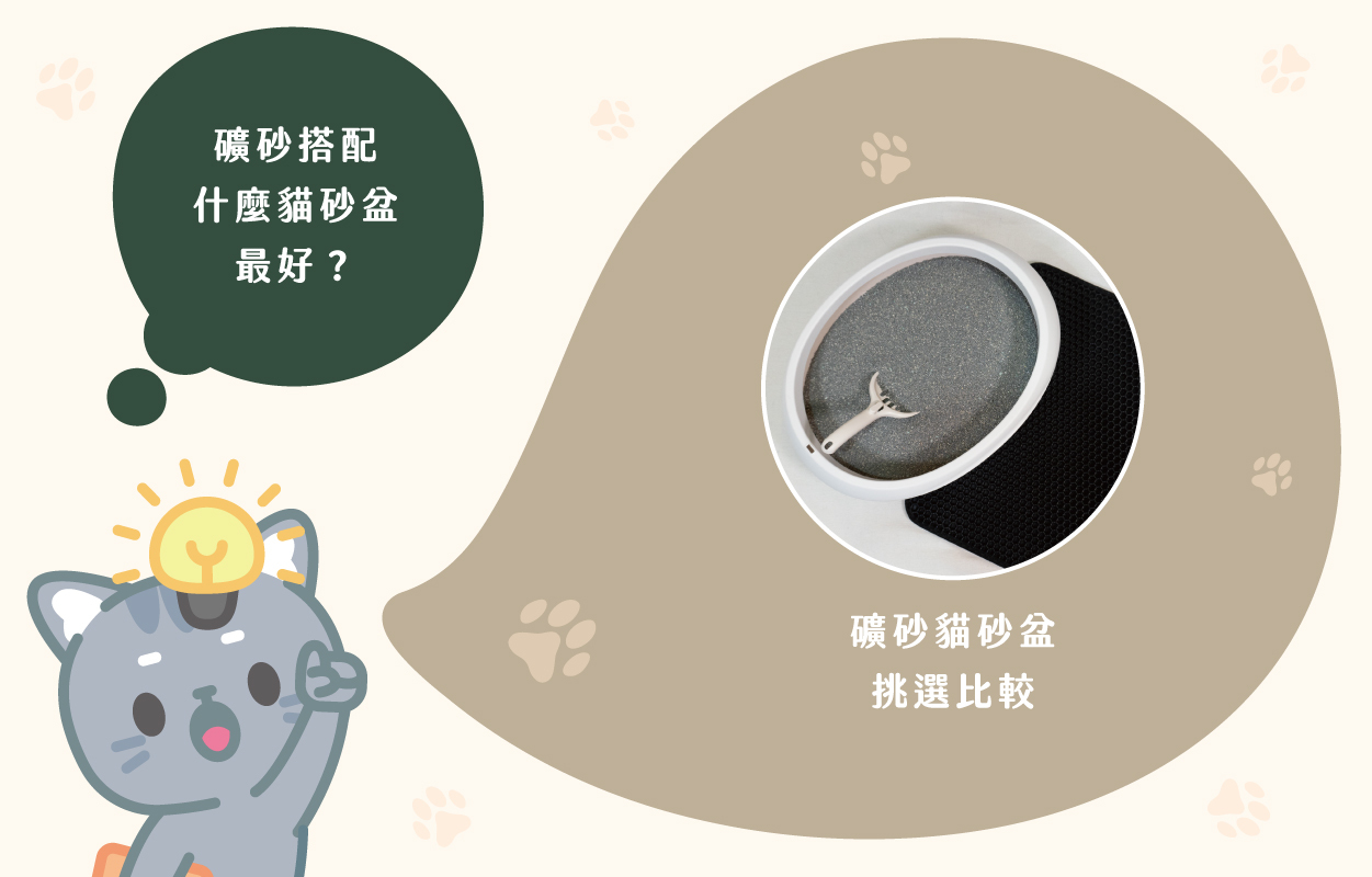 礦砂搭配什麼貓砂盆最好？礦砂貓砂盆挑選比較