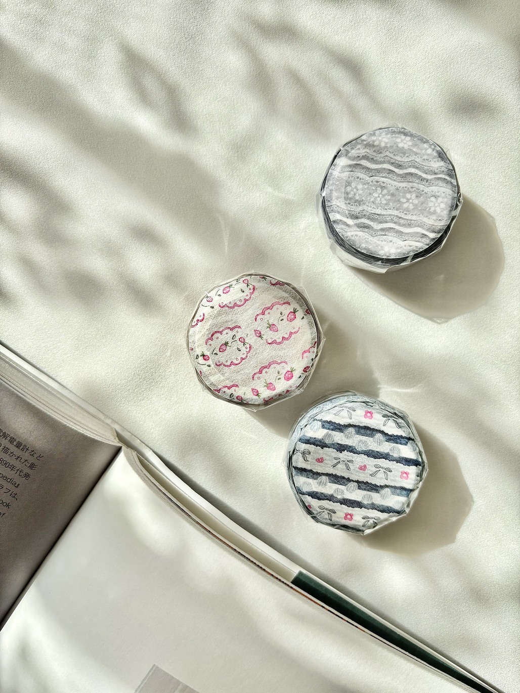 Pion．花灰/草莓/流蘇 1.5cm造型和紙膠帶 共三款