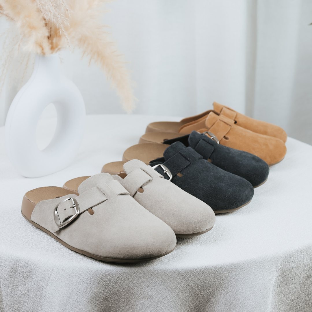 記憶沙發勃肯鞋(真皮女鞋/乳膠鞋墊/台灣製MIT)