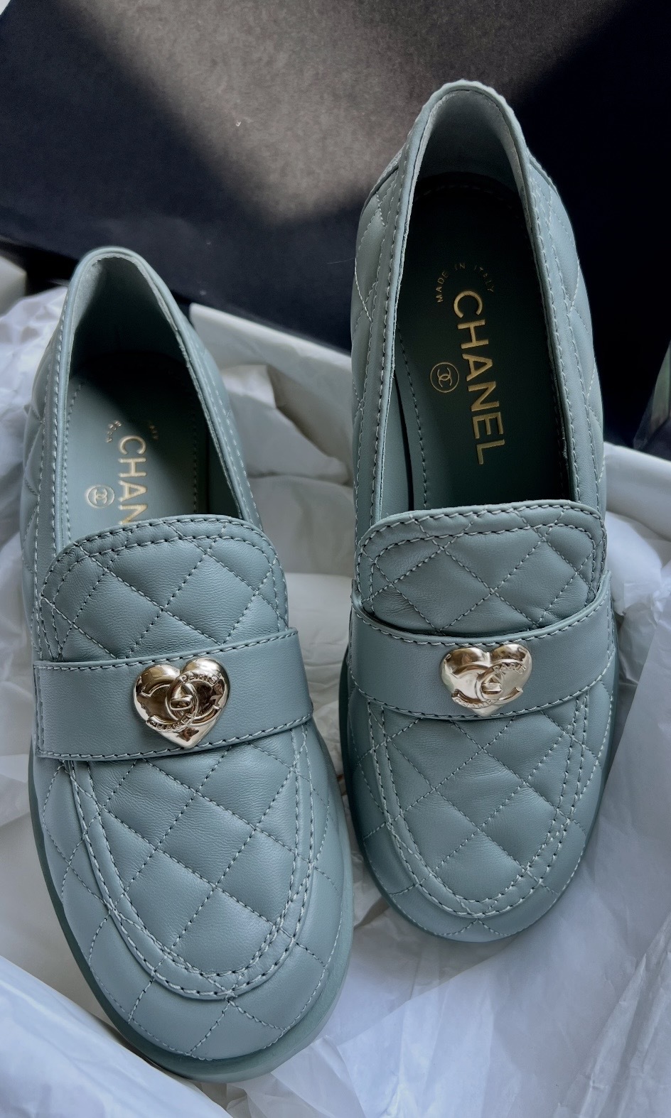 Chanel 23C愛心樂福鞋