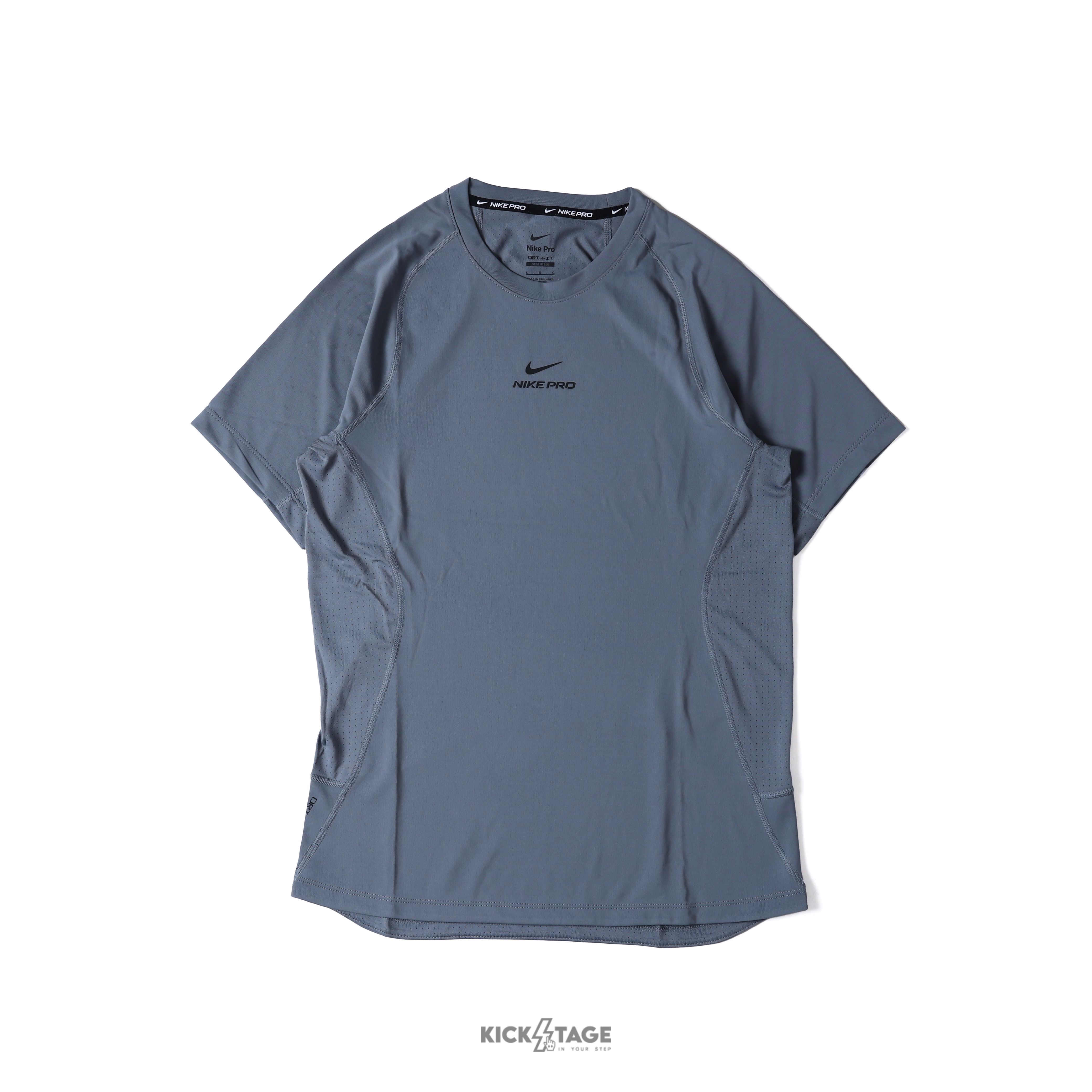 男款 NIKE PRO DRY 灰色 黑色 訓練 透氣 貼身 運動 短袖 短T【HV0410】